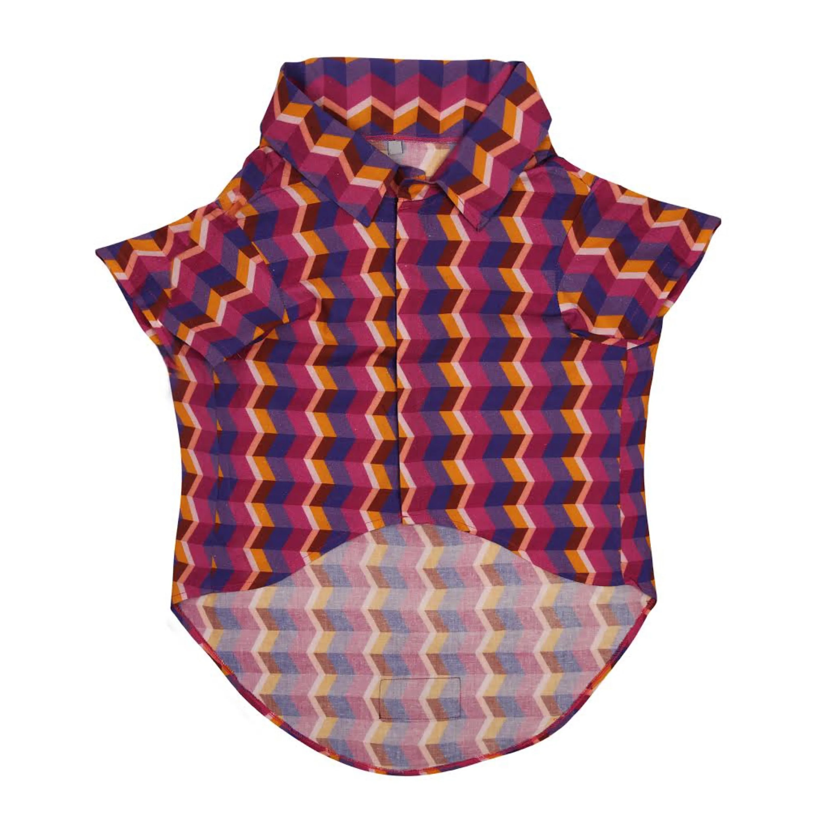 Geometrical Dark Shirt