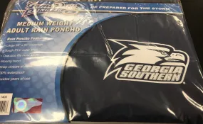 Georgia Southern Reusable Navy Rain Poncho