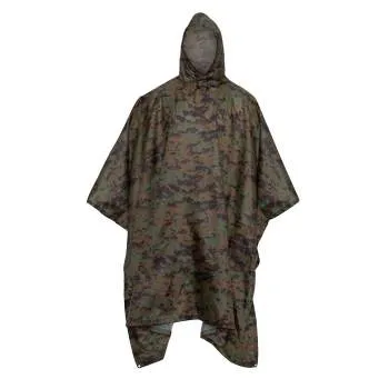 GI Type Military Rip-Stop Poncho