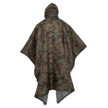 GI Type Military Rip-Stop Poncho