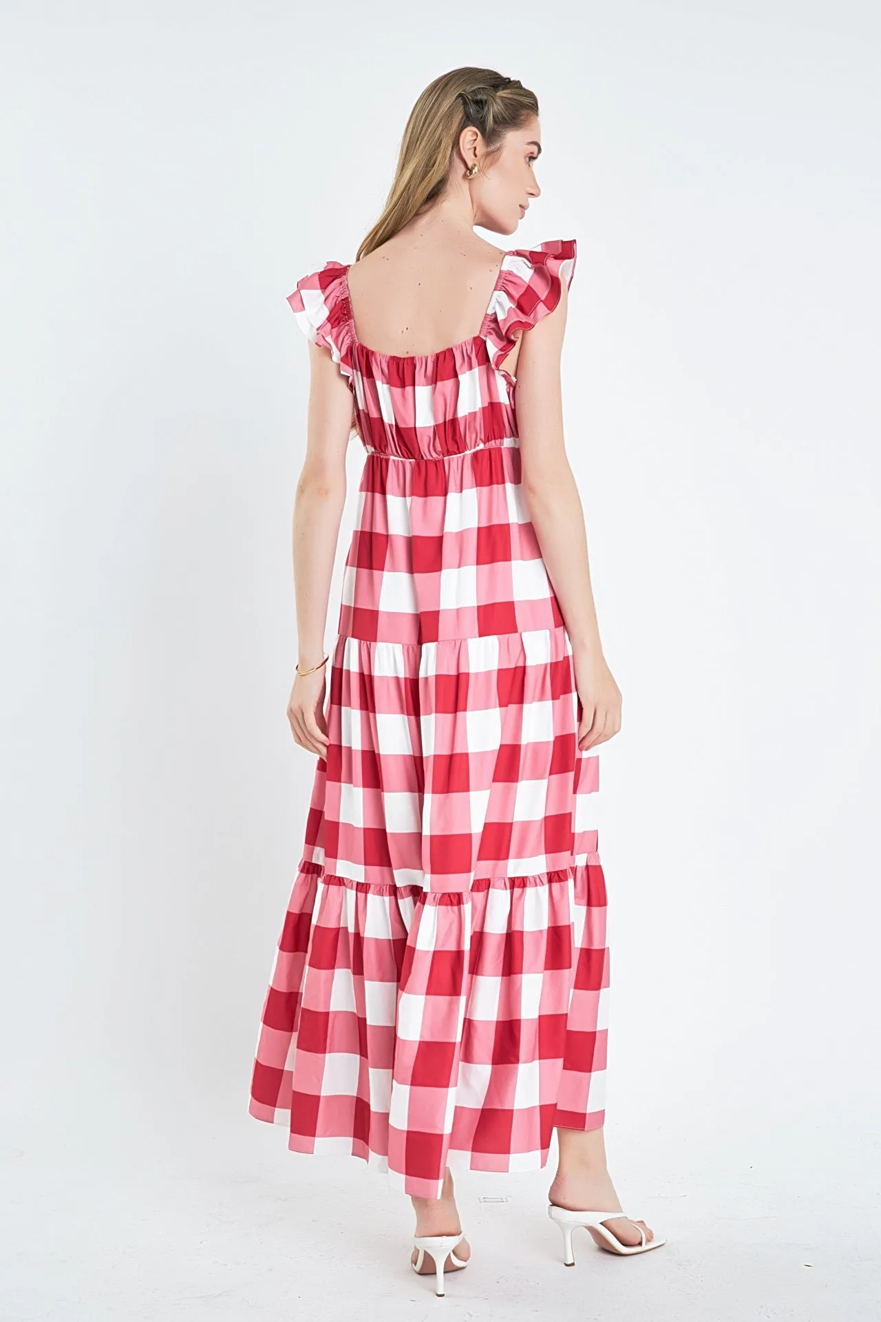 Gingham Maxi Dress