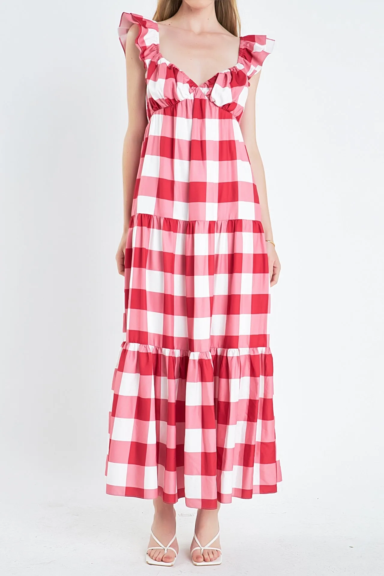 Gingham Maxi Dress