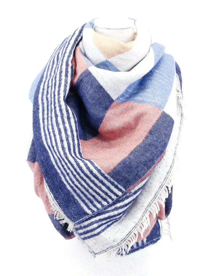 Grace & Lace Blanket Scarf/Toggle Poncho