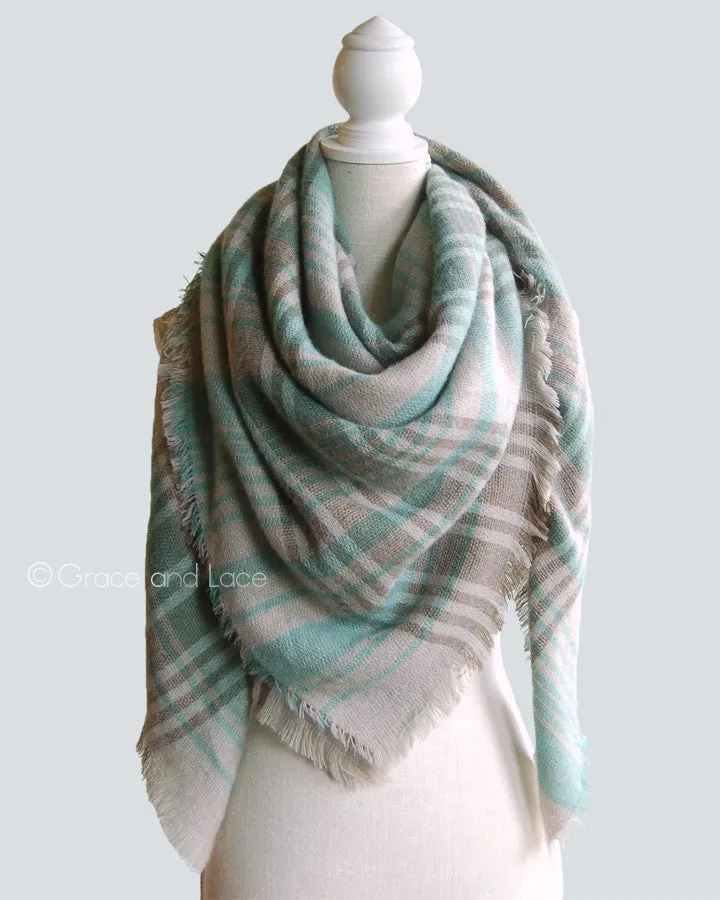 Grace & Lace Blanket Scarf/Toggle Poncho