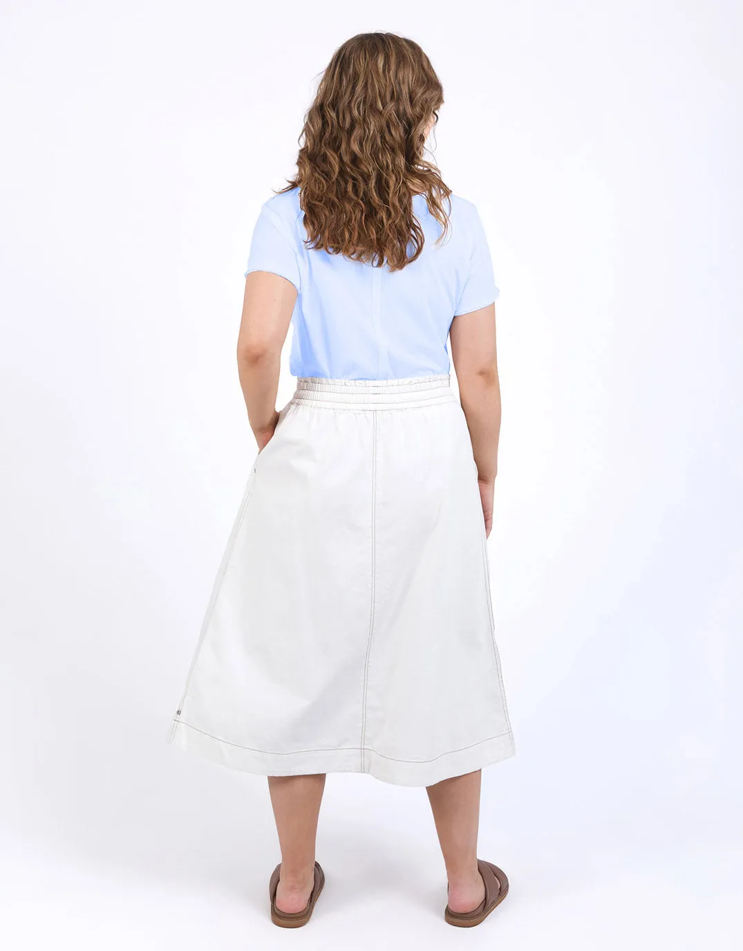 Greta Skirt - Vintage White