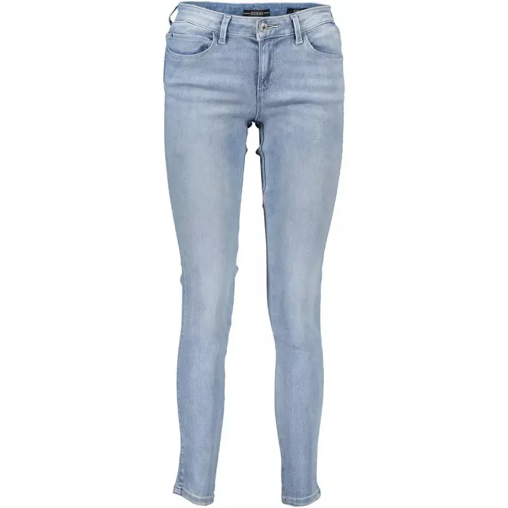 Guess Jeans Light Blue Cotton Women Jeans