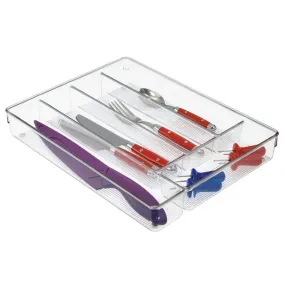 iDesign Linus Cutlery Tray in Clear