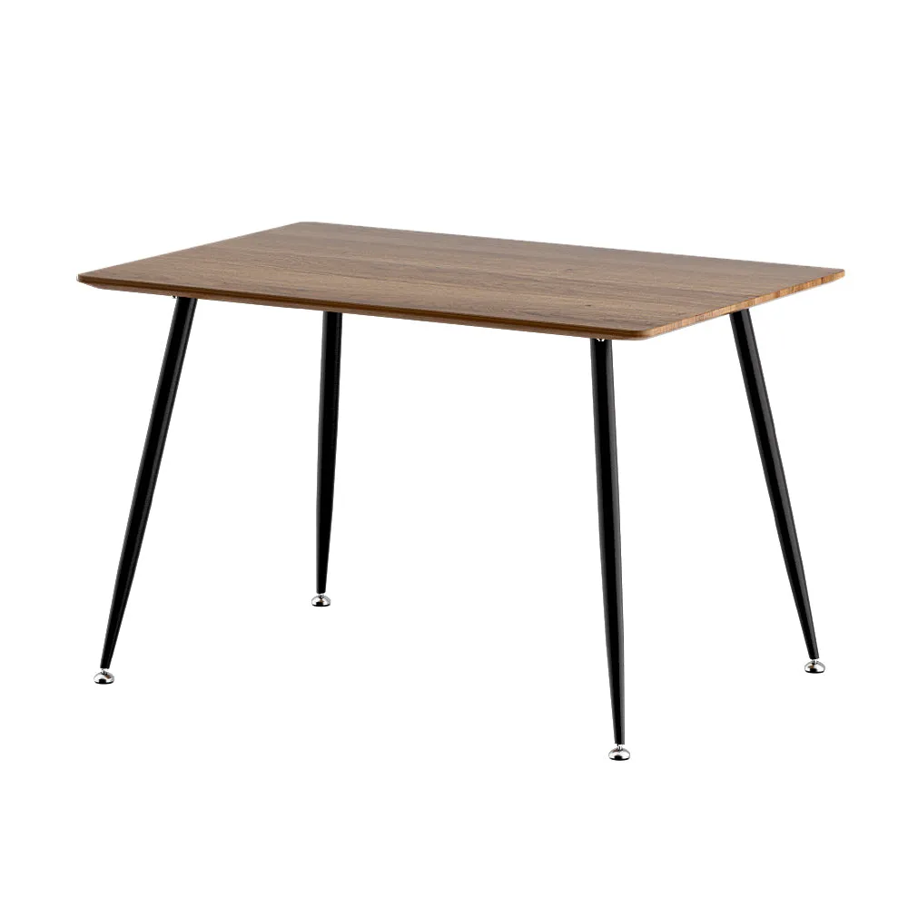 Industrial-Style 4 Seater Dining Table, MDF/Metal, Artiss