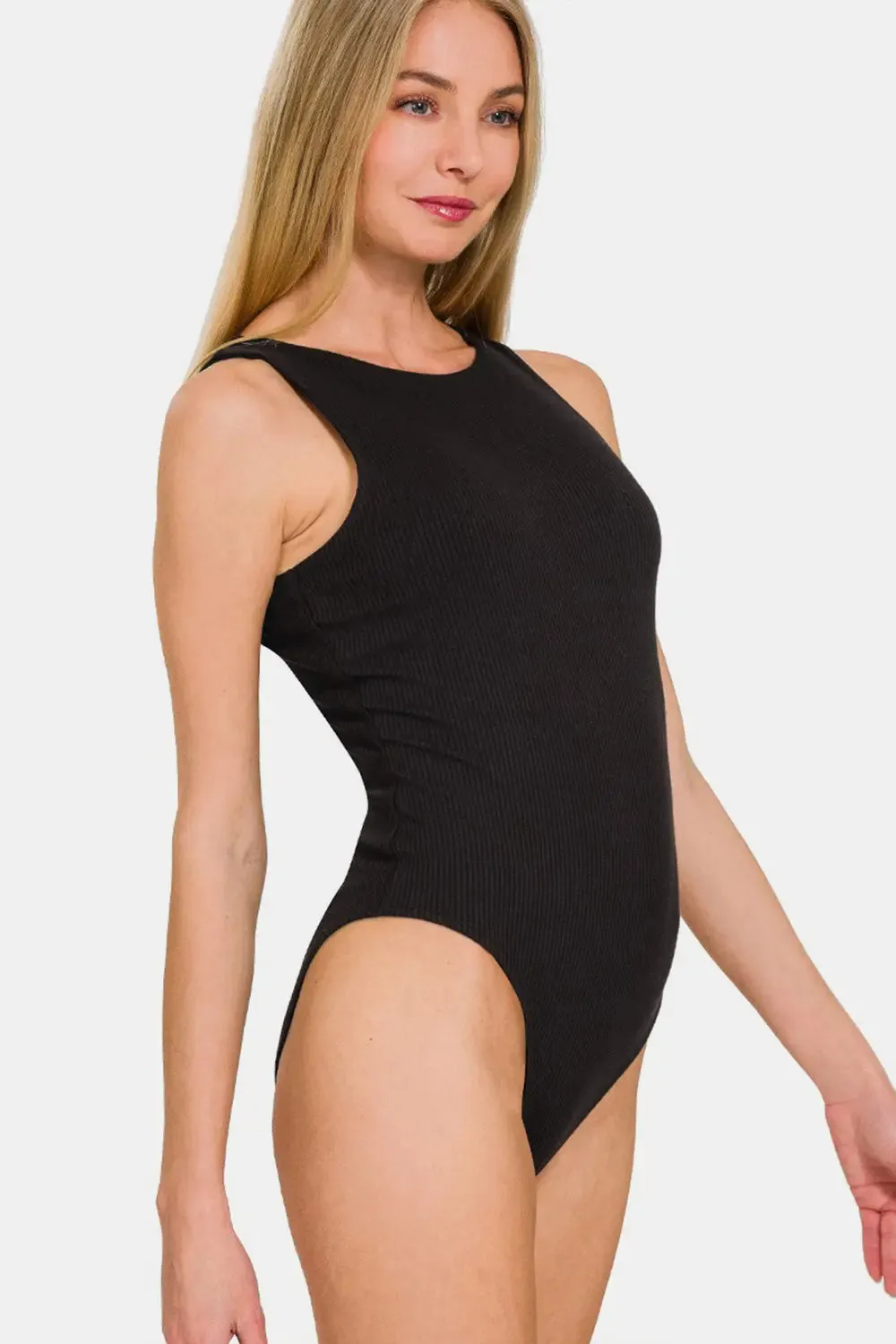 Jolie Ribbed Double Layered Bodysuit