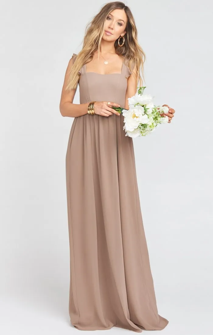 June Maxi Dress ~ Dune Chiffon