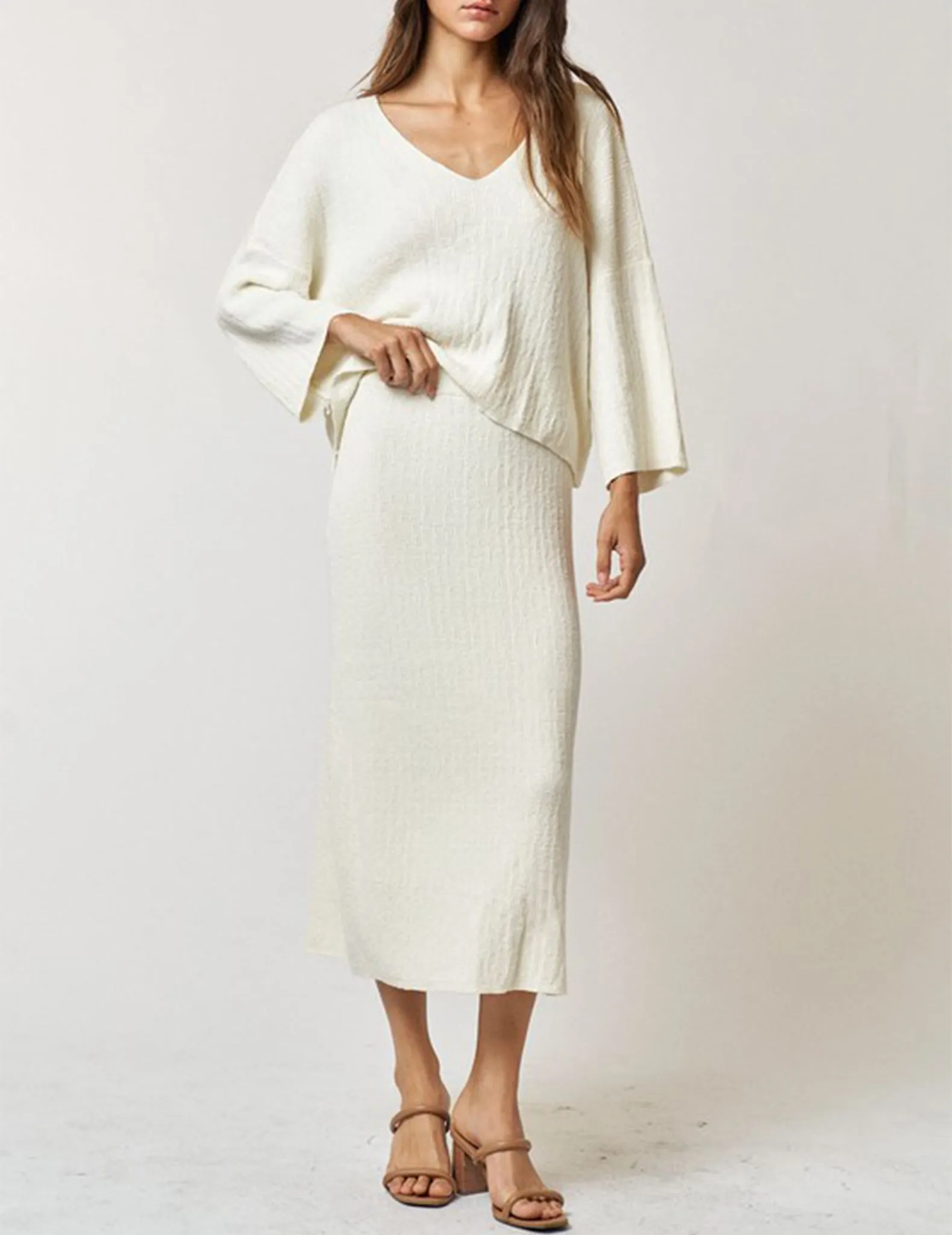 Katia Ivory Sweater Skirt