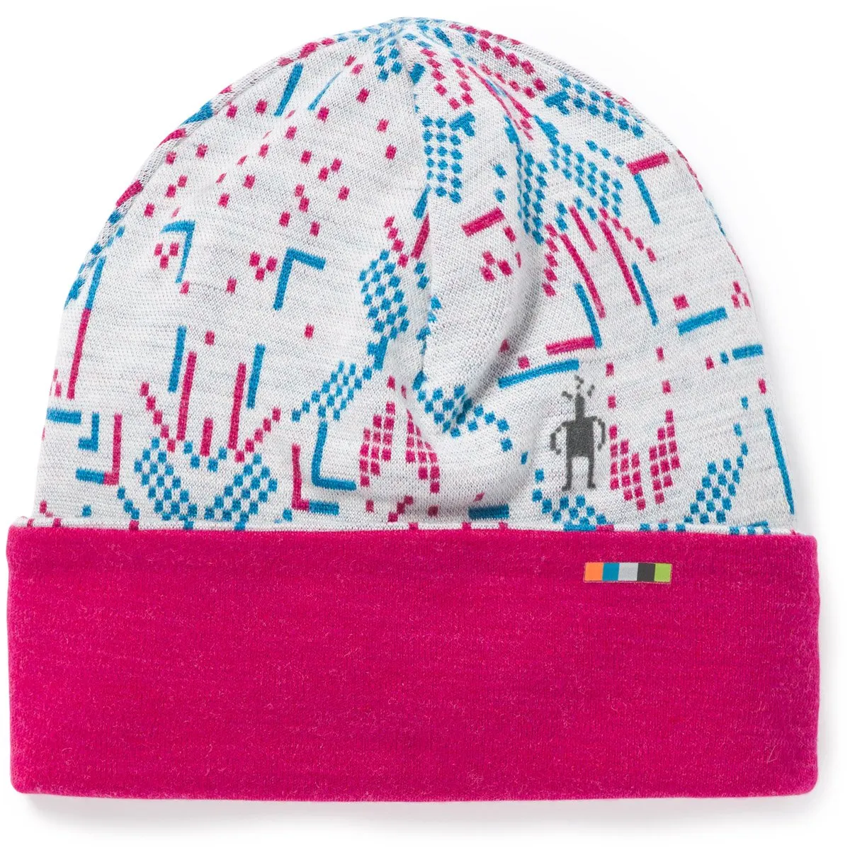 Kids' Merino 250 Reversible Pattern Cuffed Beanie