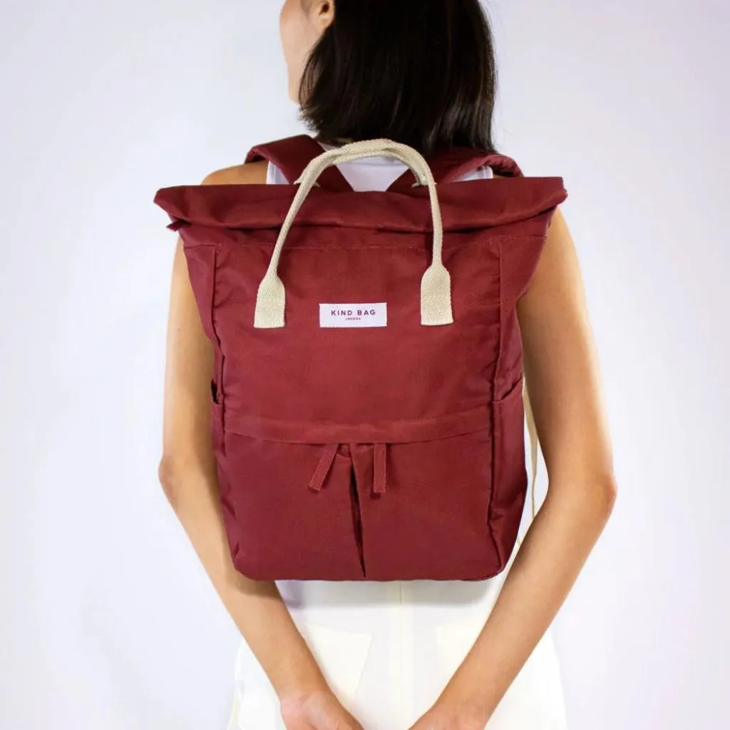 Kind Bags Hackney Medium Backpack - Burgundy