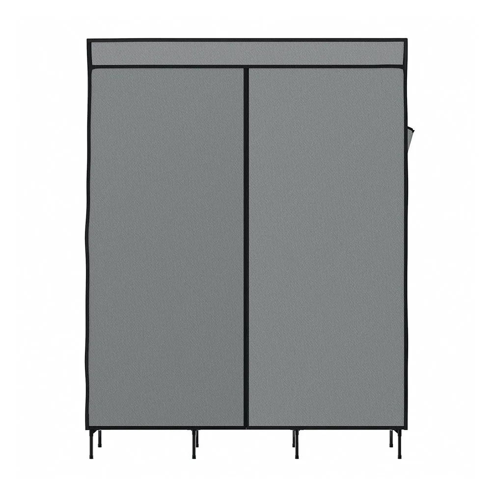 Large Portable Fabric Wardrobe with Shelves & Rods - Artiss