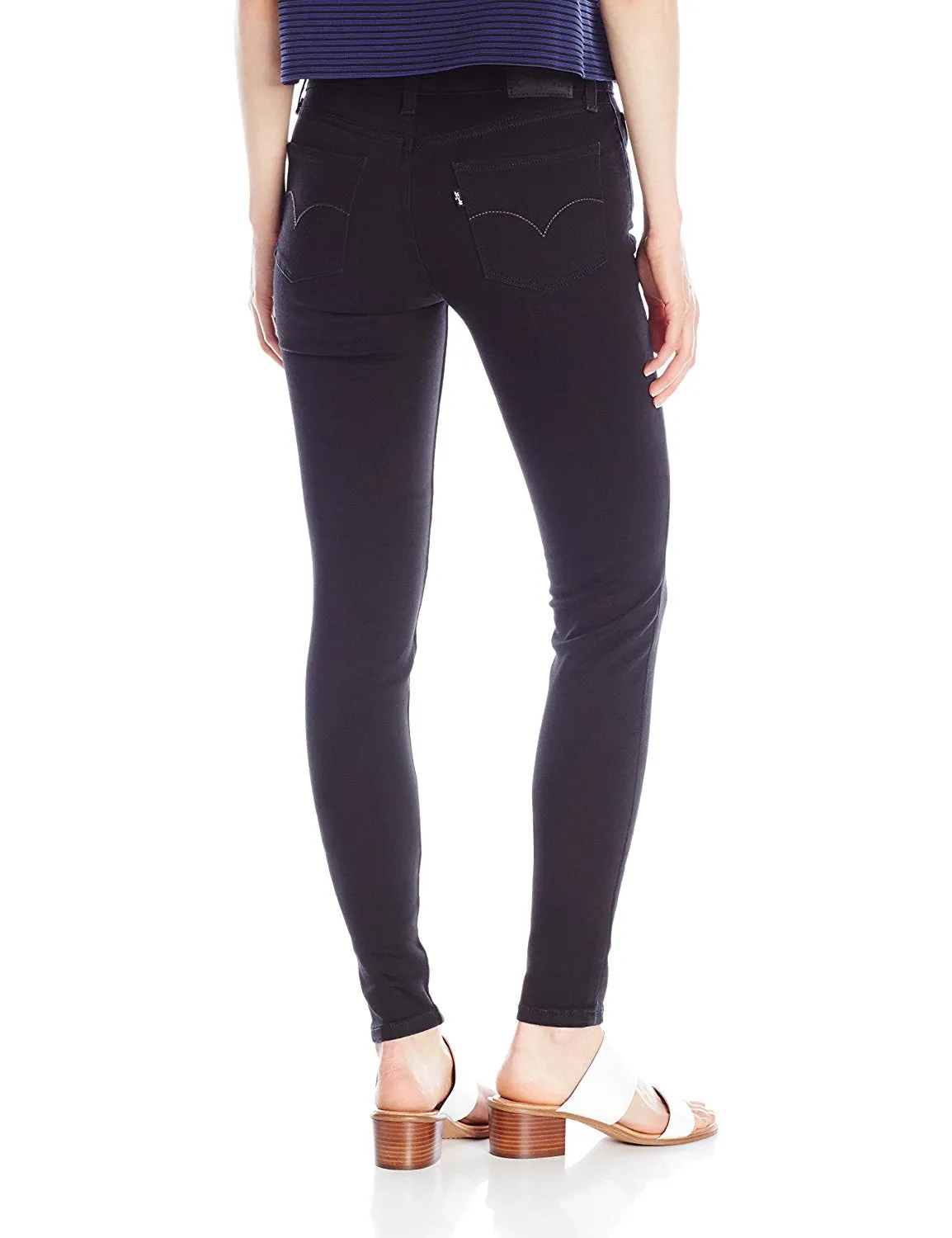 Levi's Women's 535 Super Skinny Jean Soft Black