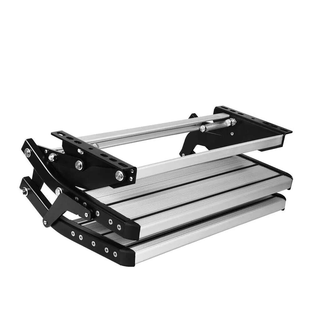 Lightweight Aluminium Double Caravan Steps with Anti-Slip