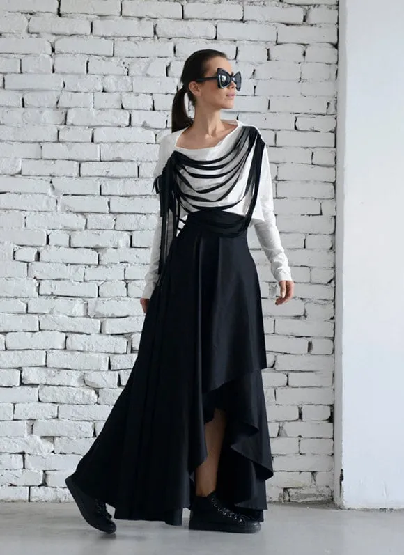 Long Asymmetrical Skirt