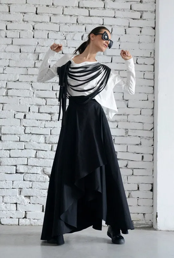 Long Asymmetrical Skirt