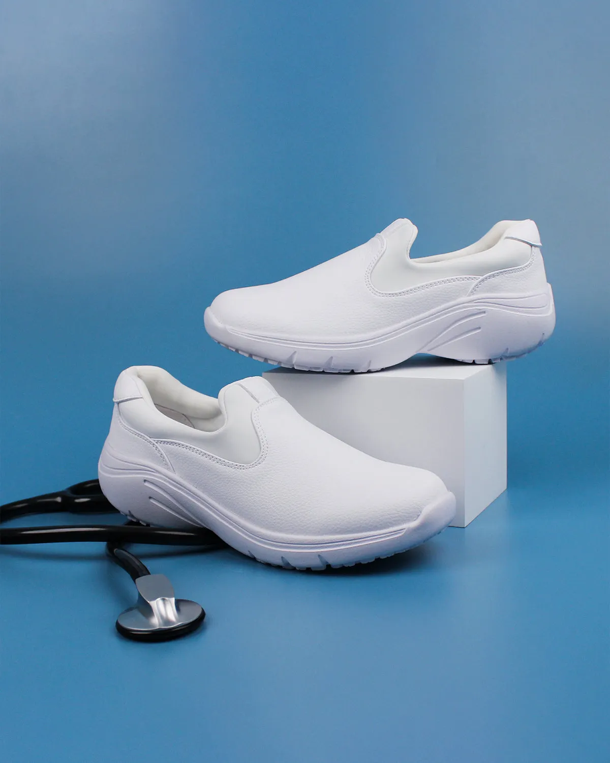 Lycra Nurse Shoes -Galina White