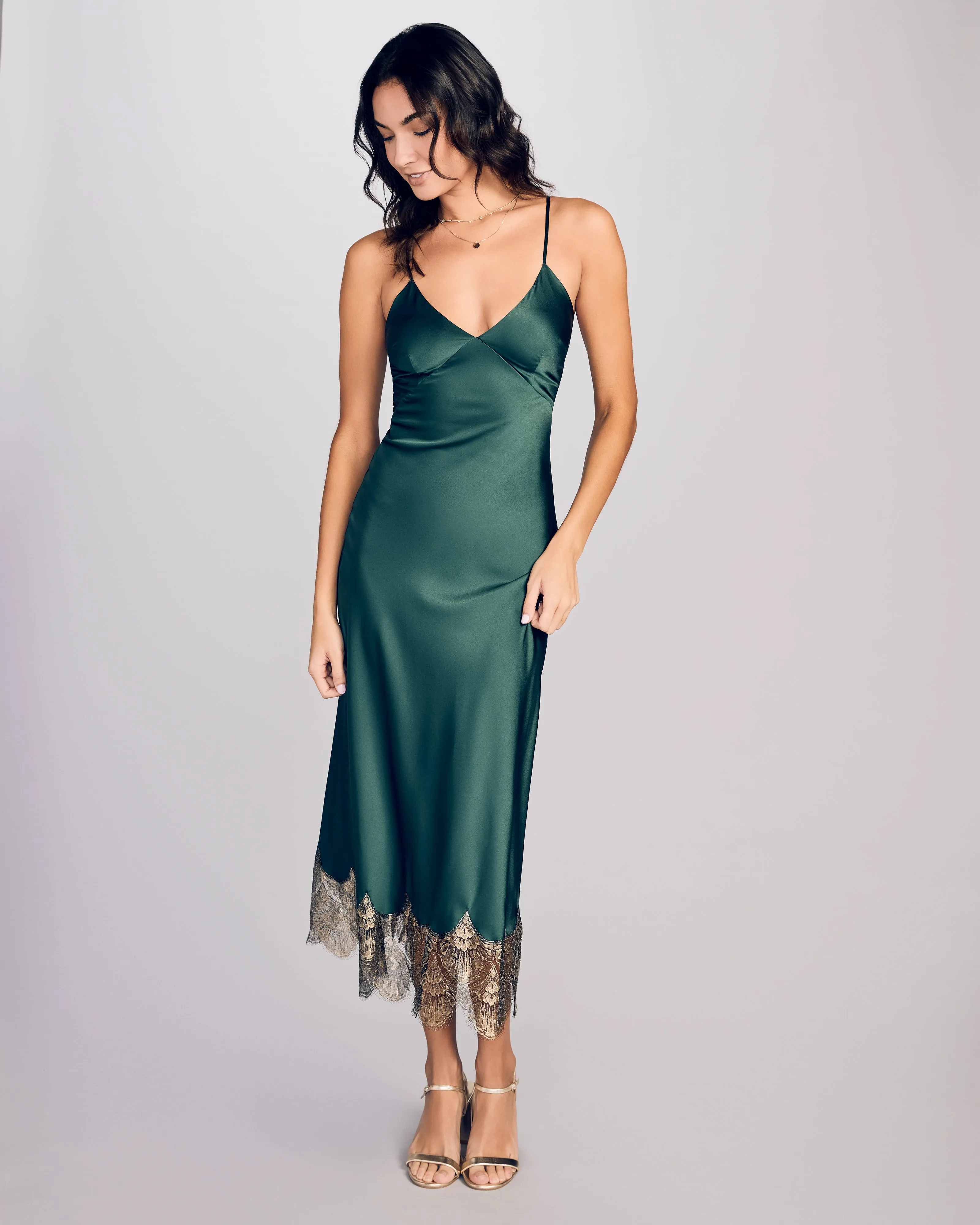 Matinee Silk Slip Dress