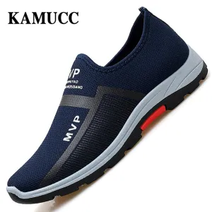 Men Casual Fashion Slip On Mesh Lightweight Sneakers