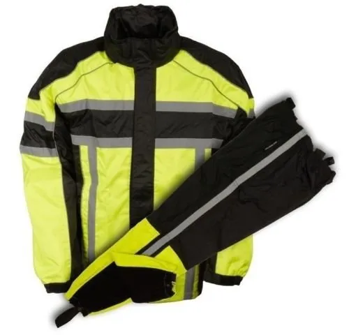 Mens Neon Green Rain Suit