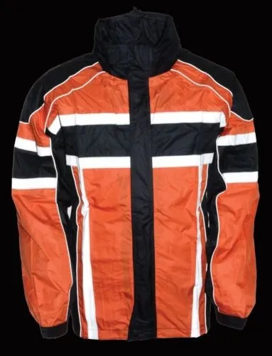 Mens Orange Rain Suit