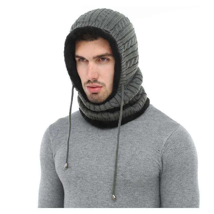 Mens Winter Head & Neck Beanie