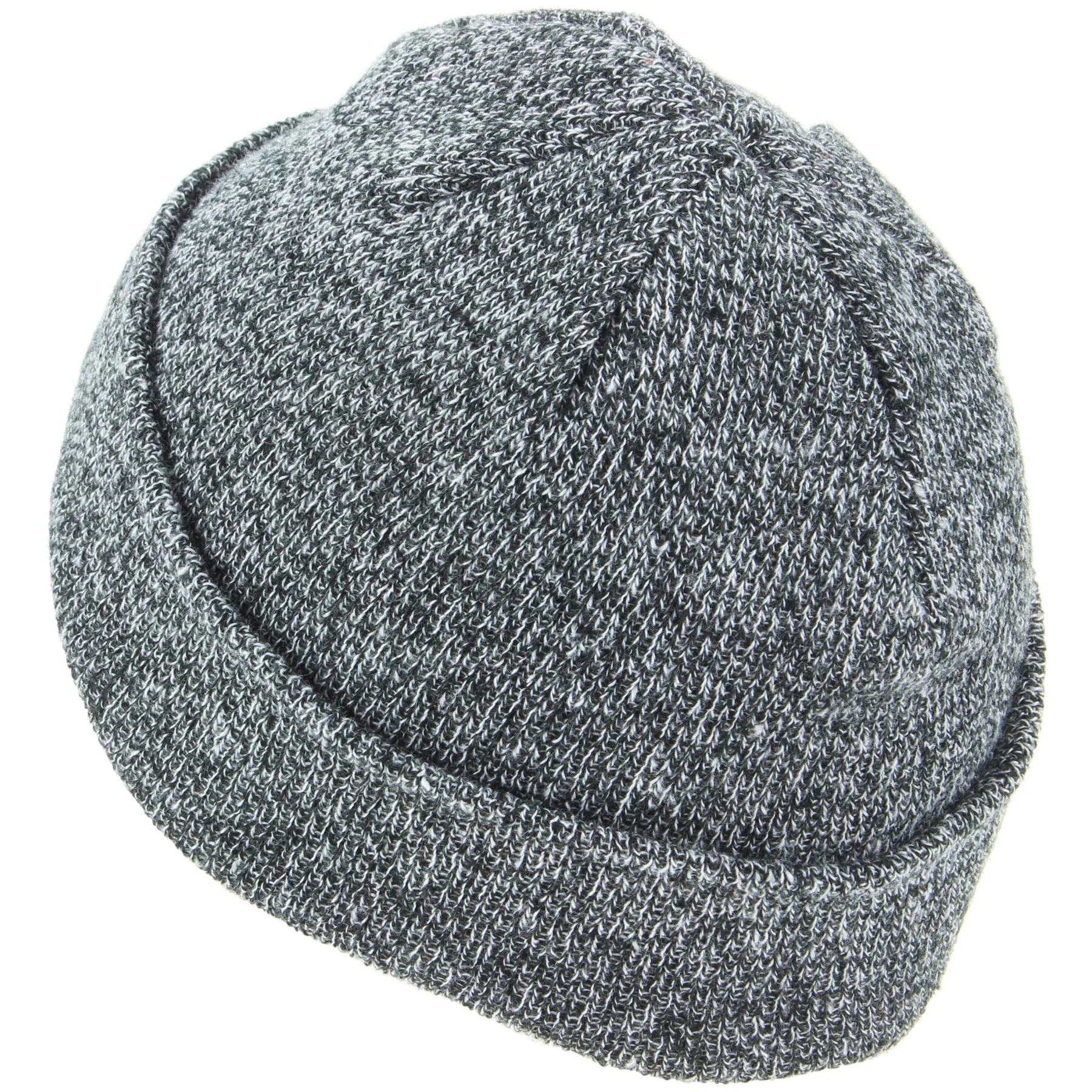 Mini Fisherman's Beanie Hat - Grey Marl