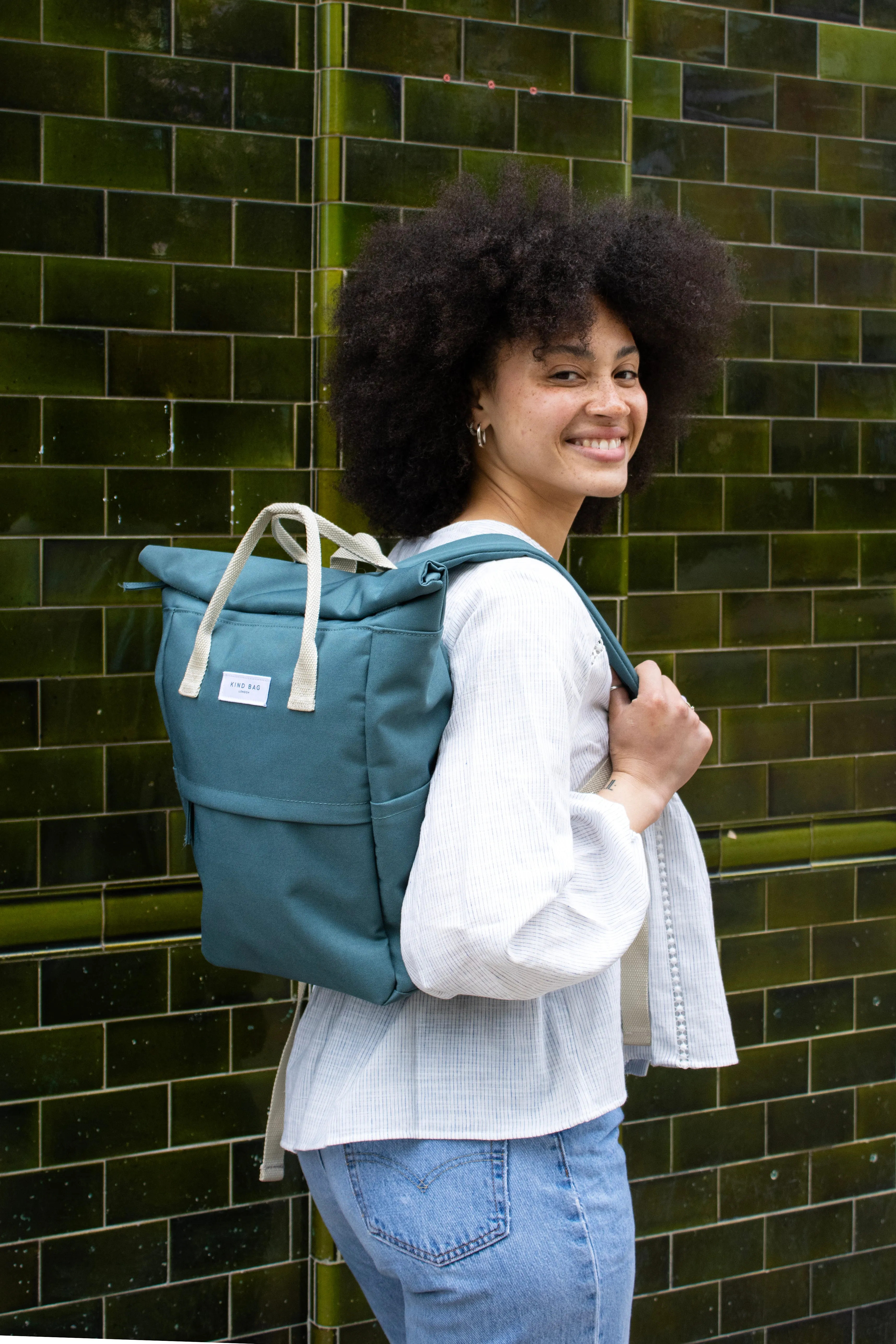 Moss Green | “Hackney” 2.0 Backpack | Medium