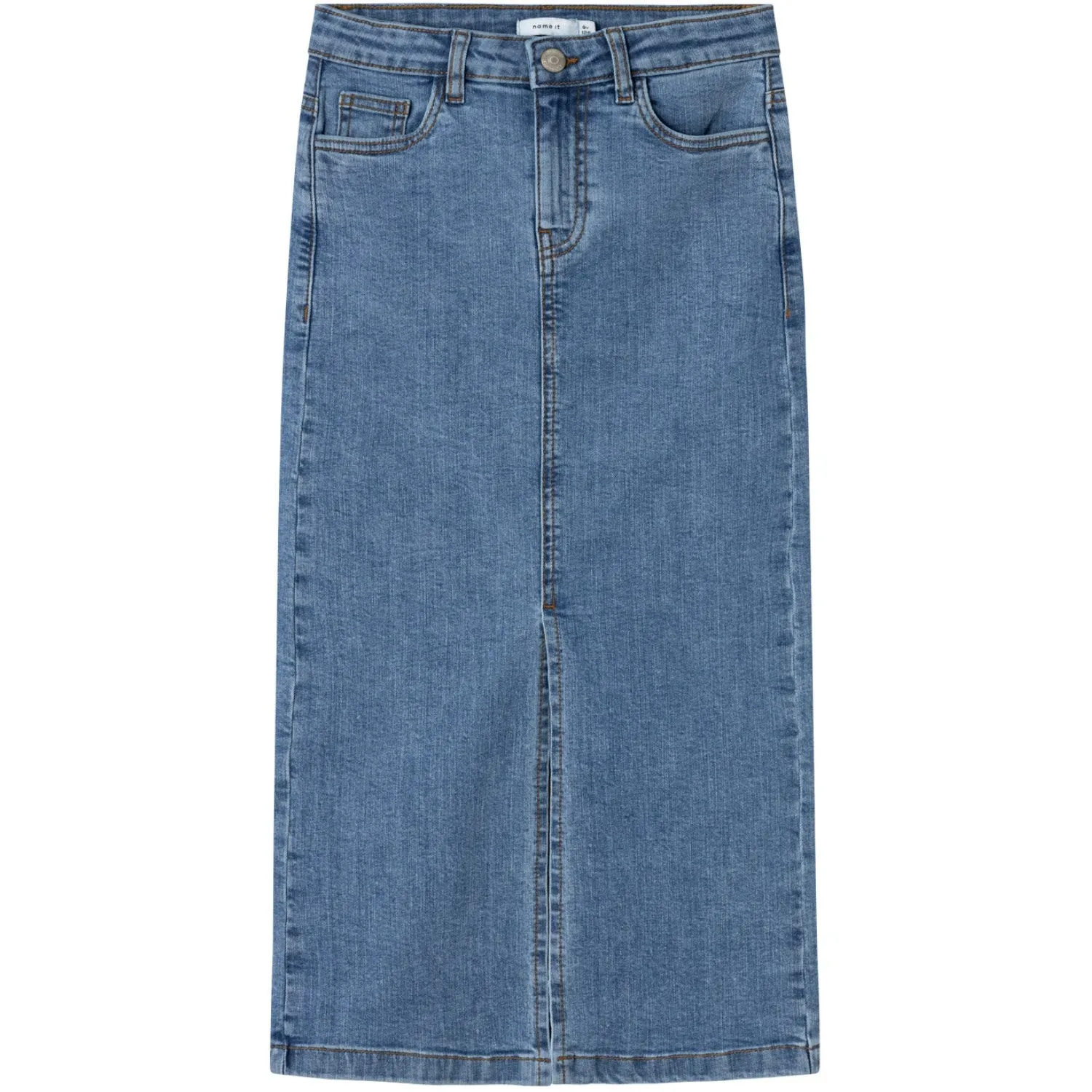 Name It Medium Blue Denim Kylie Maxi Denim Skirt