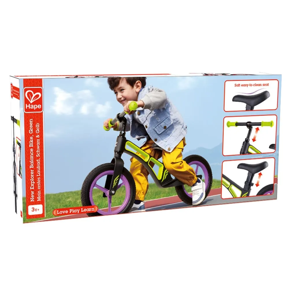 New Explorer Balance Bike Green