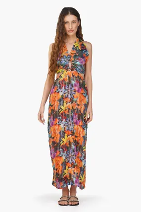 Night Queen Floral Printed Dress