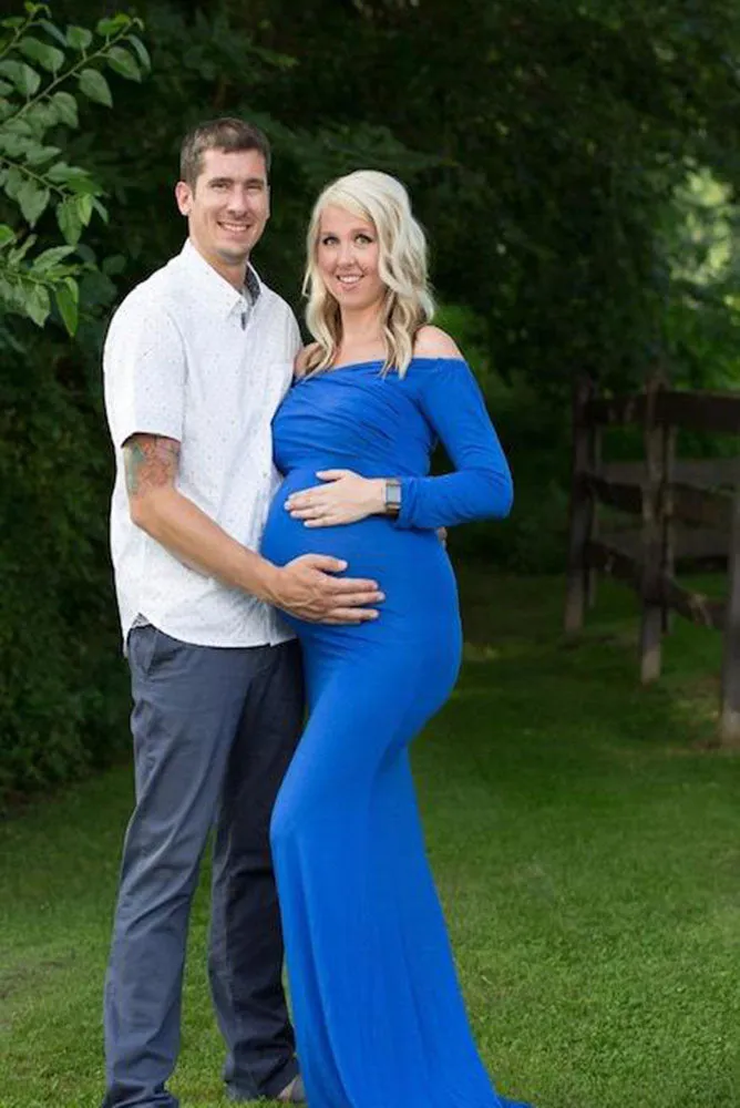 Nikki Knit Slim Maternity Gowns