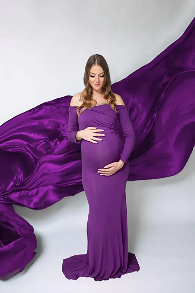 Nikki Knit Slim Maternity Gowns