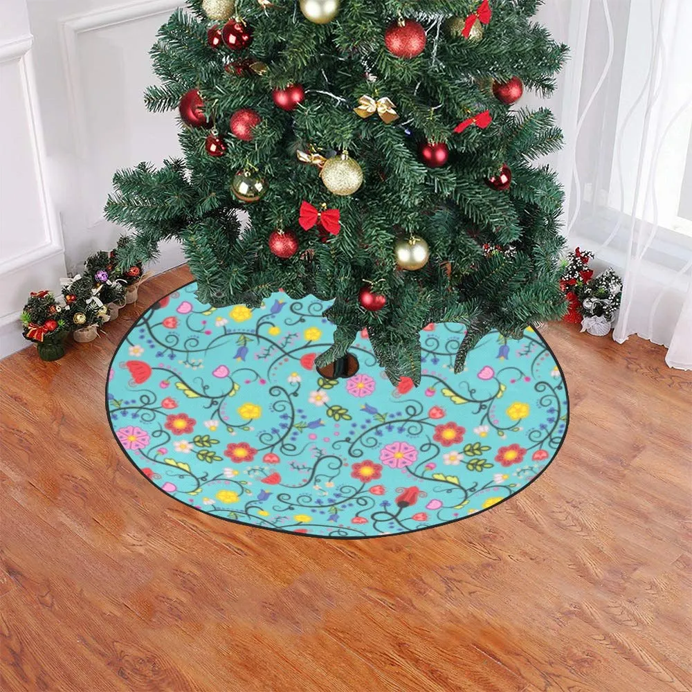 Nipin Blossom Sky Christmas Tree Skirt 47" x 47"