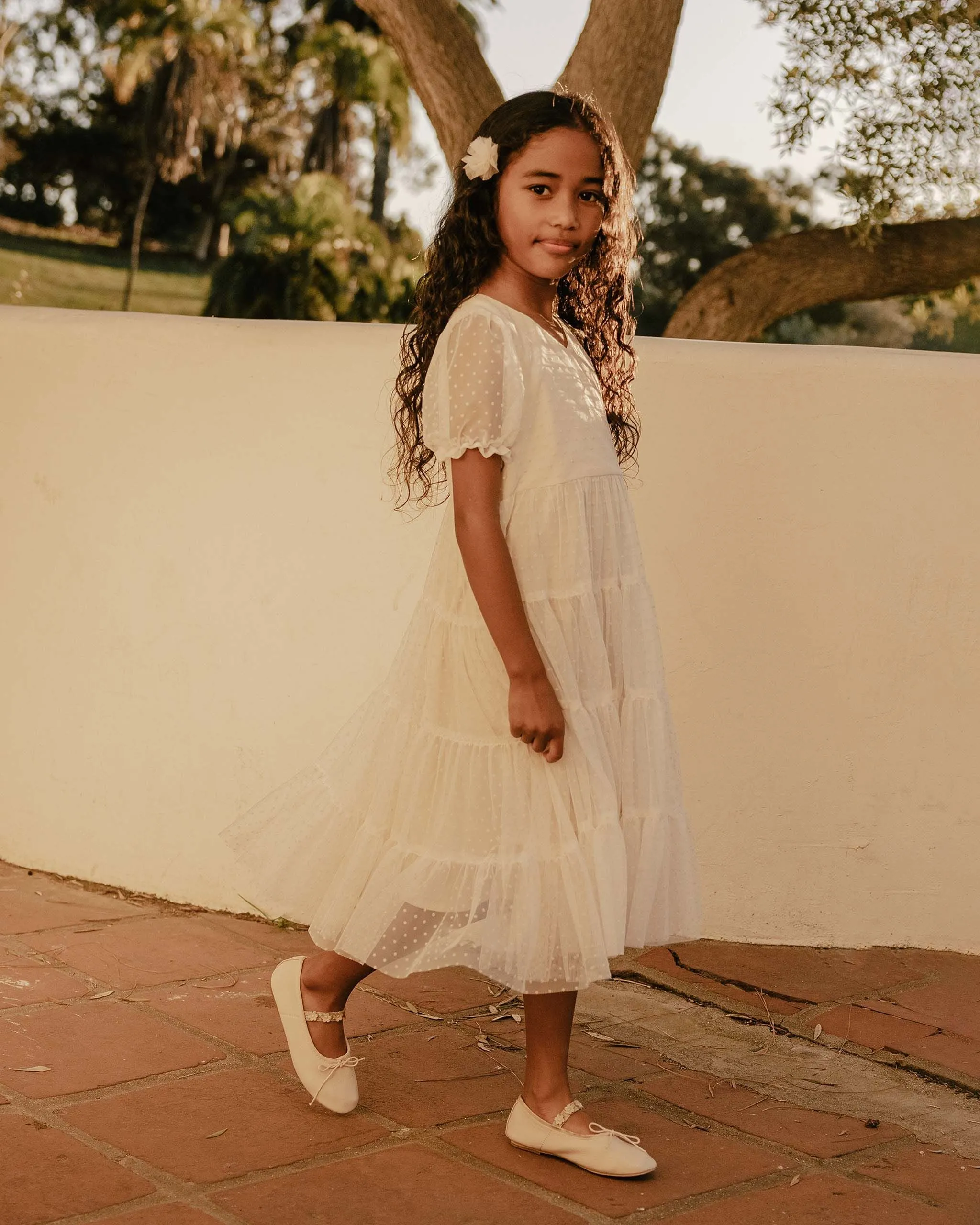 Noralee Dottie Dress | Ivory