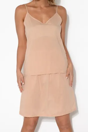 Nude Cotton Slip Cami