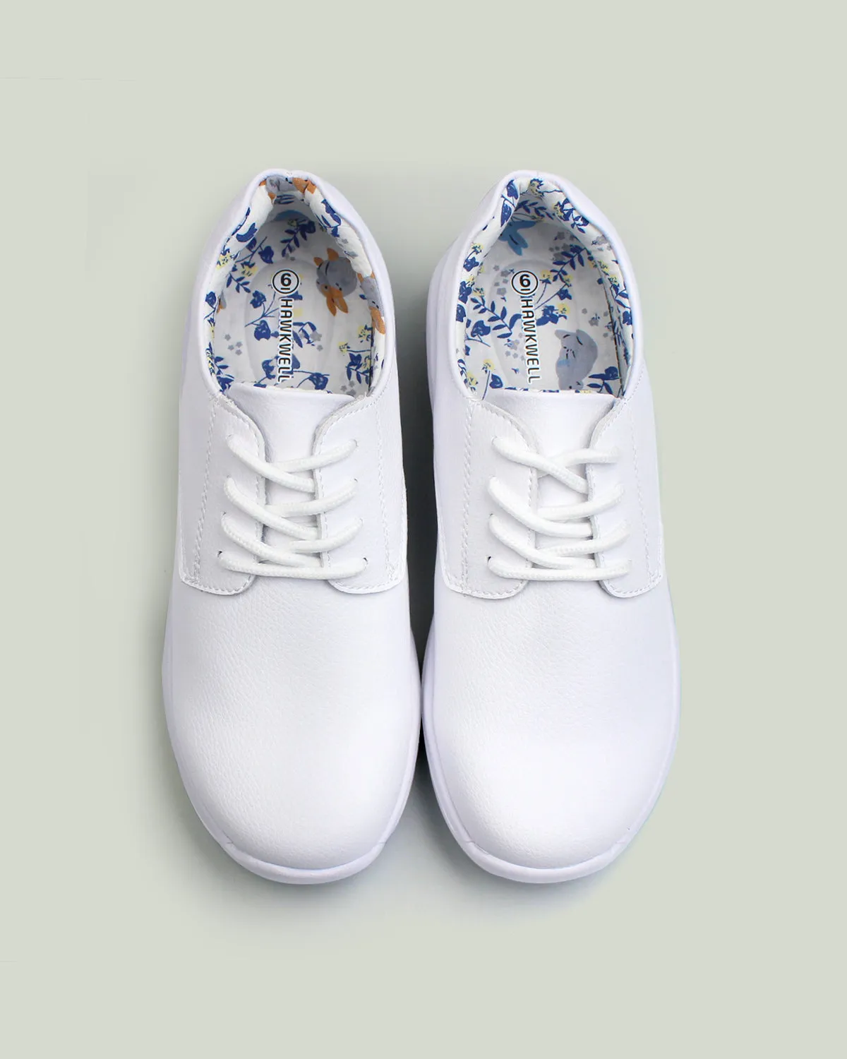 Nurse Shoes -Bregella White Flower