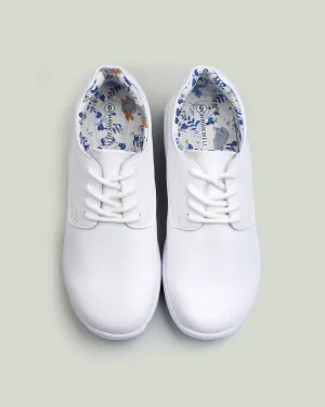 Nurse Shoes -Bregella White Flower