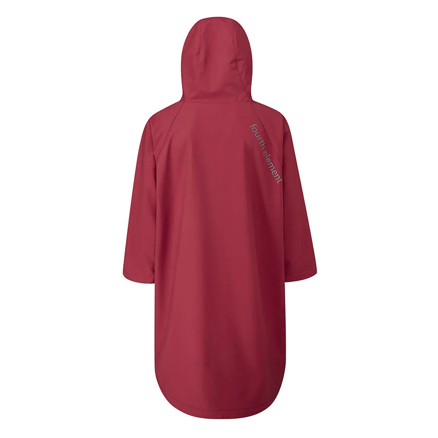 Open Box - Fourth Element Storm All Weather Poncho - Burgundy - Size: X-Large