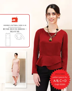 PDF Pattern - Rush Hour Dress   Blouse | Liesl   Co