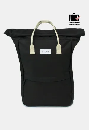 Pebble Black | “Hackney” Backpack | Large