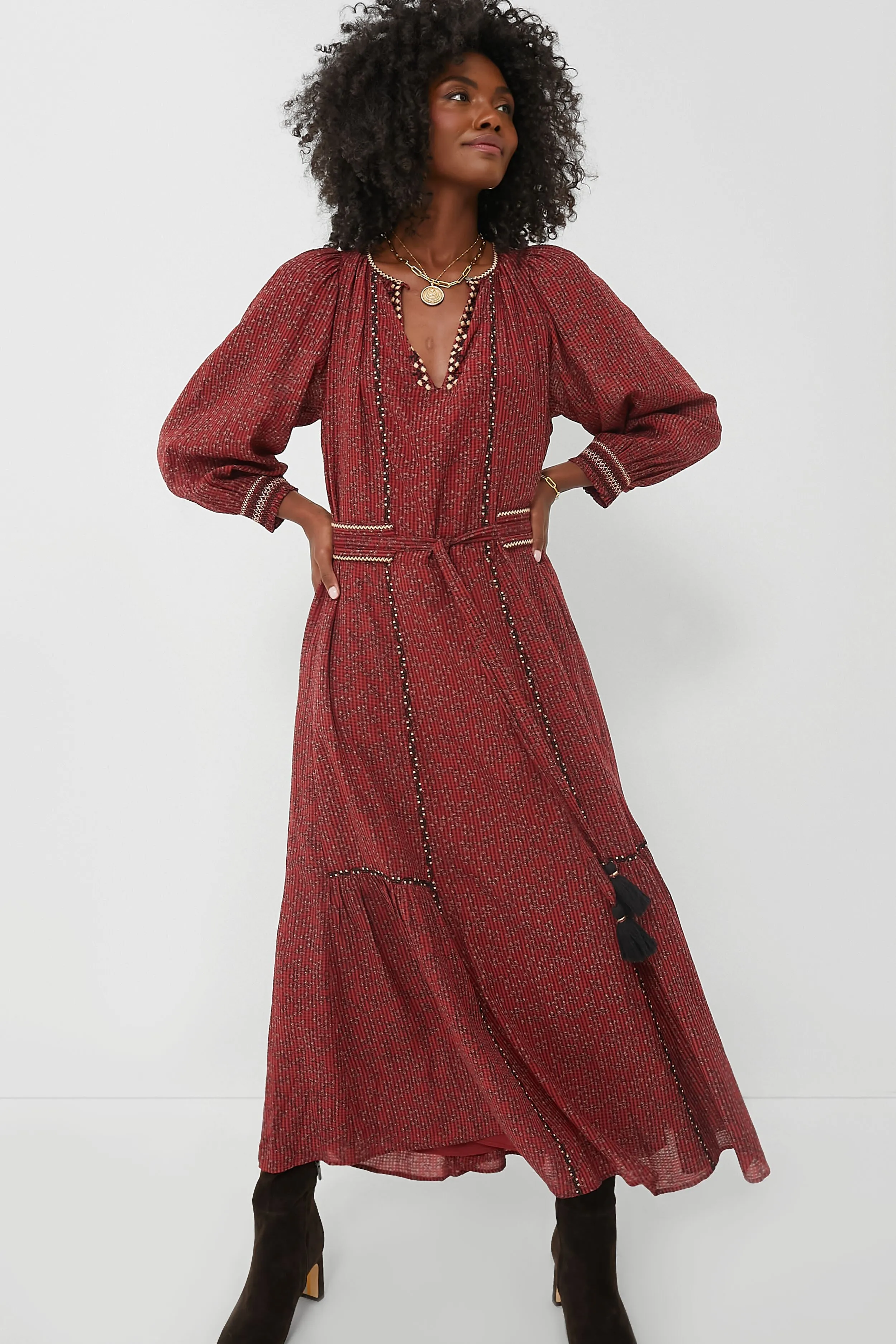 Persan Arabelle Midi Dress