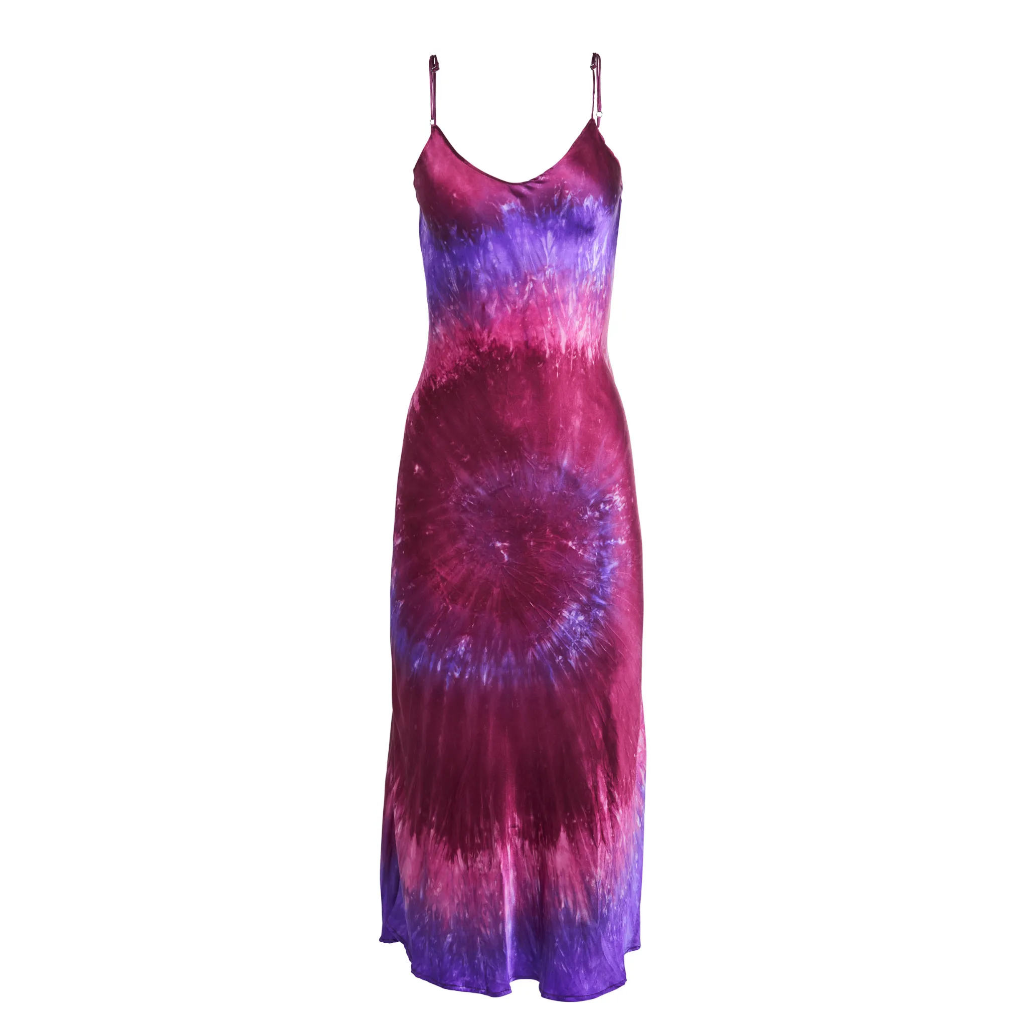 Plume Hand Dyed Midi Slip Dress