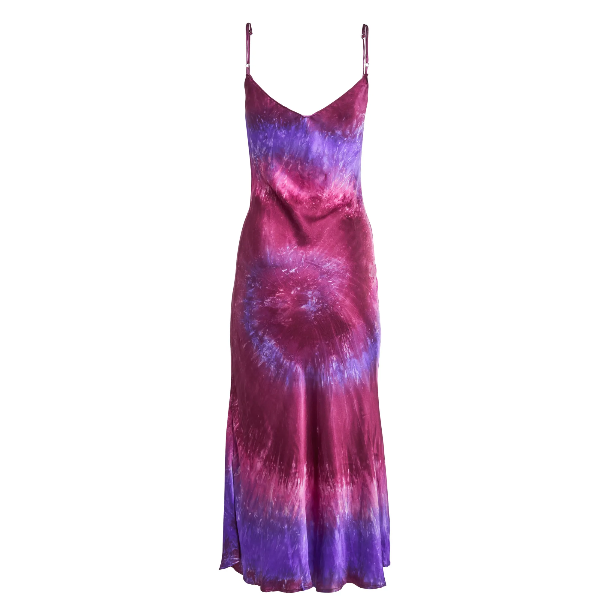 Plume Hand Dyed Midi Slip Dress