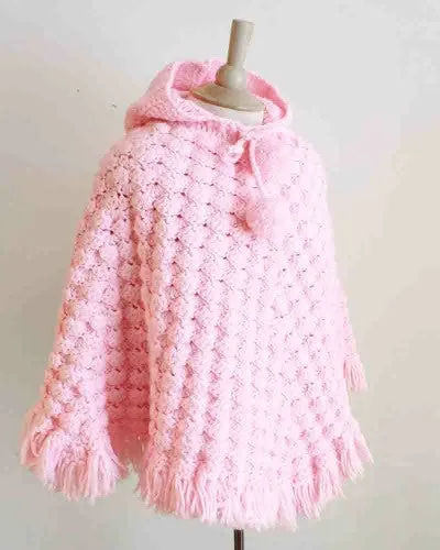 Puff Shell Poncho Crochet Pattern