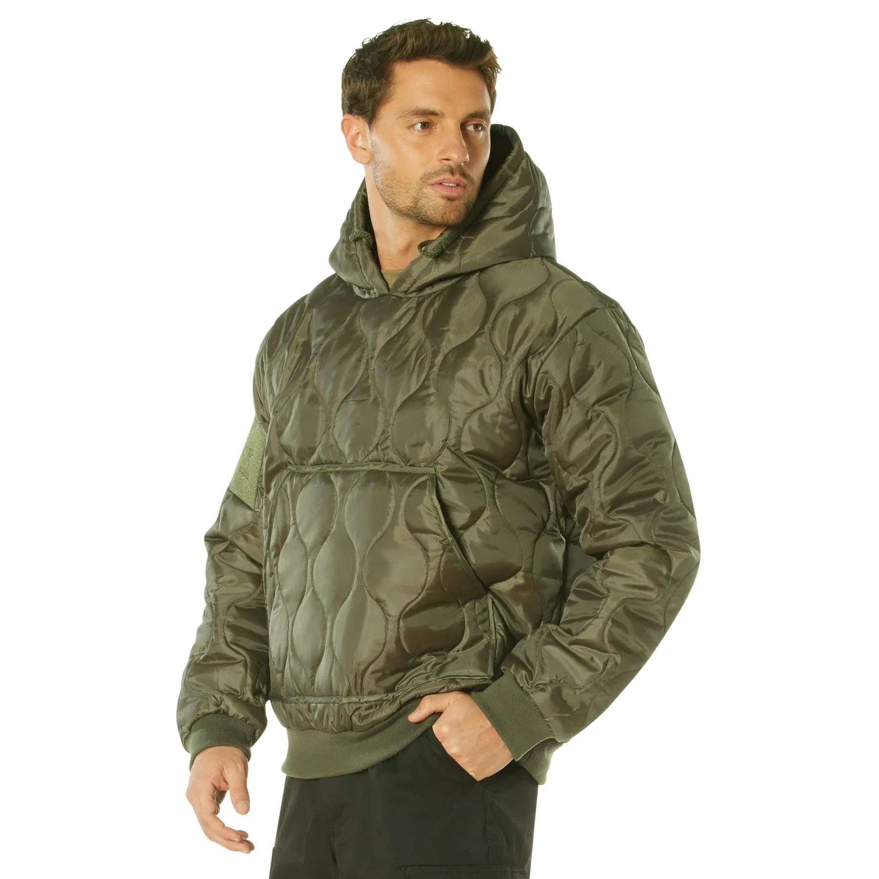 Quilted Woobie Hooded Sweatshirt