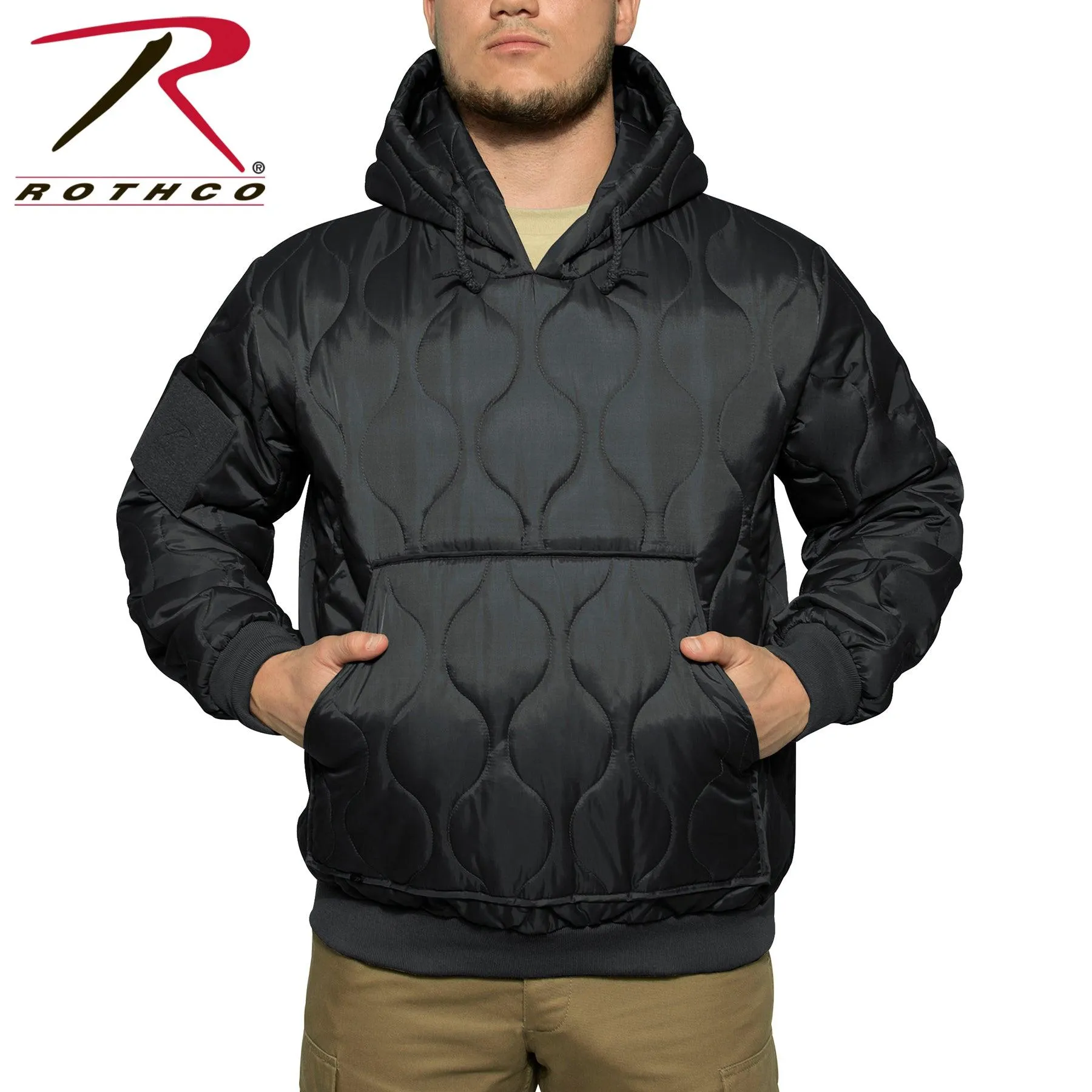 Quilted Woobie Hooded Sweatshirt