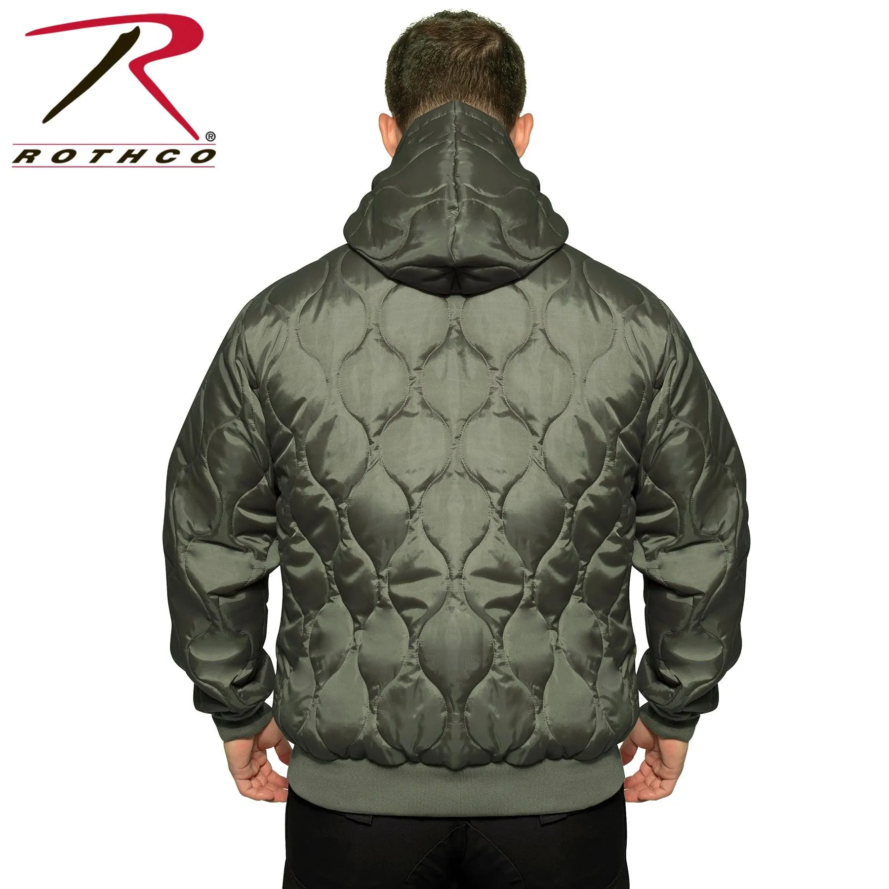 Quilted Woobie Hooded Sweatshirt